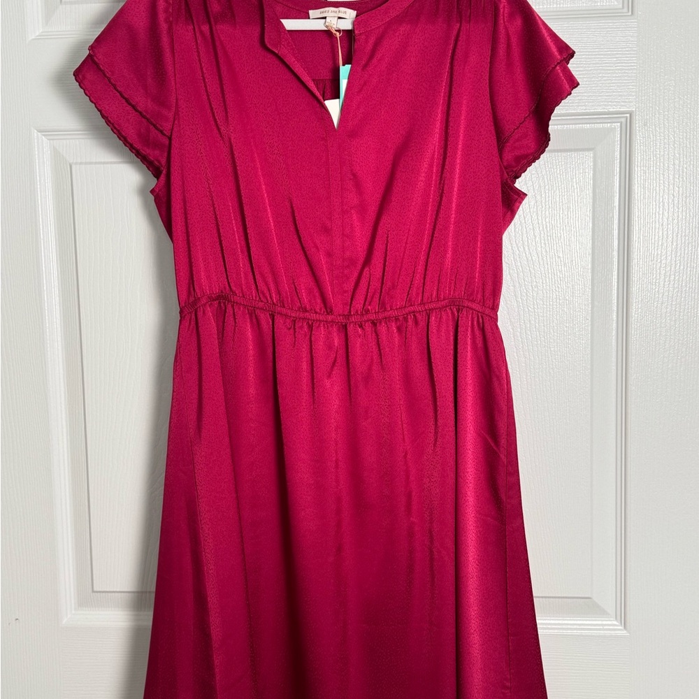 Skies Are Blue Fuchsia Dress
